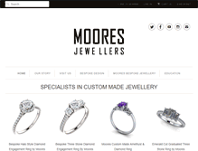 Tablet Screenshot of mooresjewellers.com